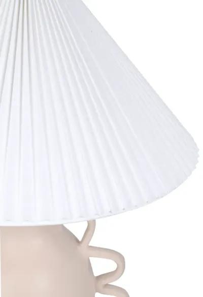 Hazza Black Pleated Table Lamp