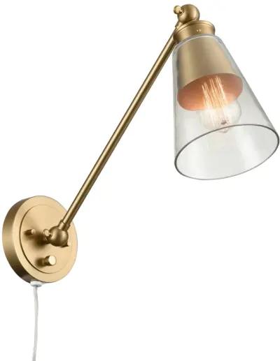 Albany 9.25" High Gold Sconce