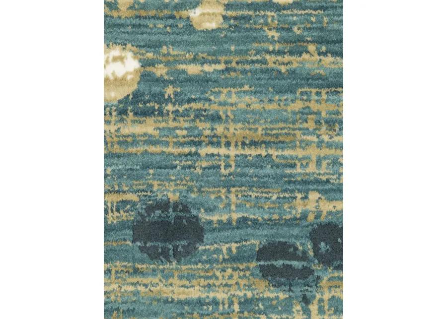 Reed 7'10" x 10'10" Blue Rug