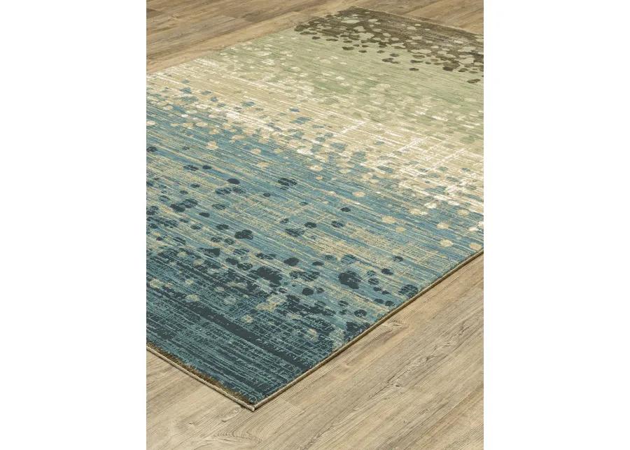 Reed 7'10" x 10'10" Blue Rug