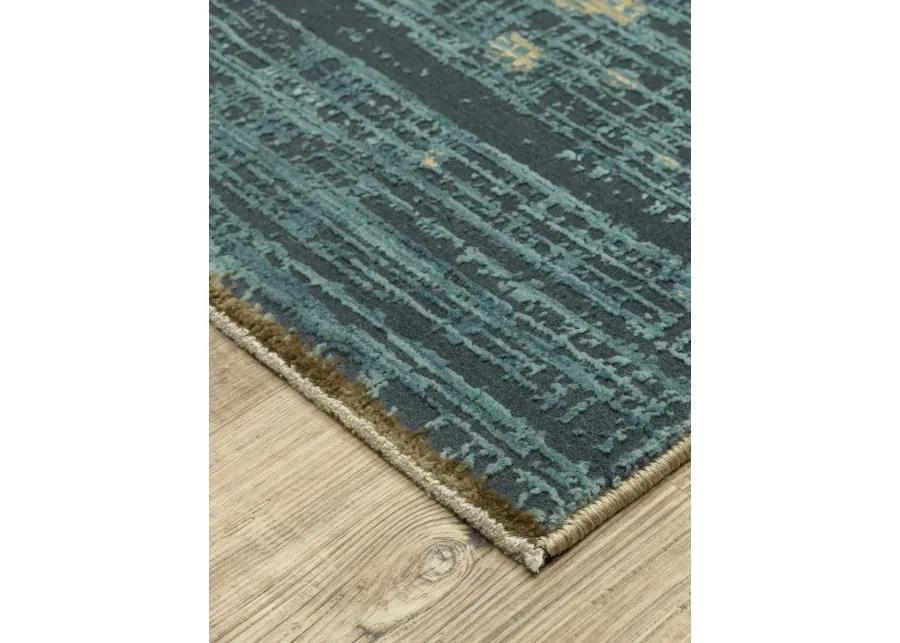 Reed 7'10" x 10'10" Blue Rug