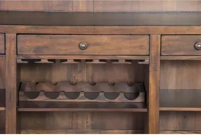 Sunny Designs 78 Farmhouse Wood Home Bar