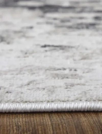 Prasad 39N9F 8' x 11' Ivory/Gray/Taupe Rug