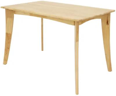 Sunnydaze James 4 ft Wooden Mid-Century Modern Dining Table - Natural