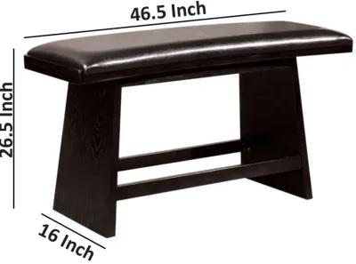 Hurley Modern Style Counter Height Bench-Benzara