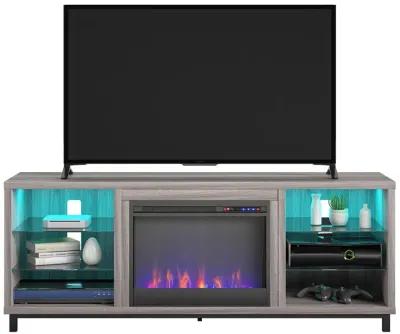 Ameriwood Home Norton Deluxe Fireplace TV Stand for TVs up to 70"