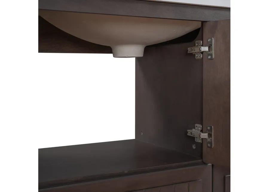 Merax Painted Finish 36" Bathroom Vanity with Ceramic Basin