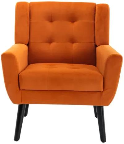 Modern Soft Velvet Material Ergonomics Accent Chair Living Room Chair Bedroom Chair Home Chair