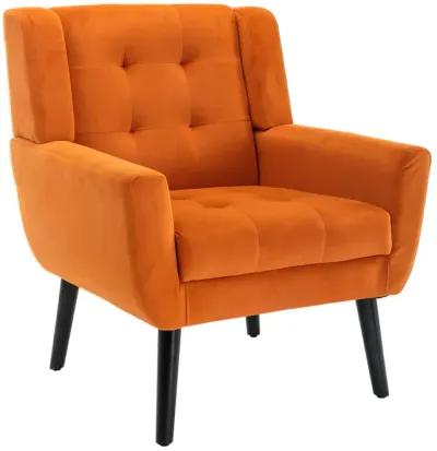 Modern Soft Velvet Material Ergonomics Accent Chair Living Room Chair Bedroom Chair Home Chair