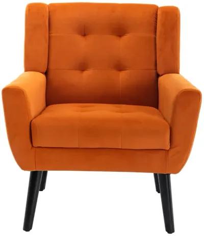 Modern Soft Velvet Material Ergonomics Accent Chair Living Room Chair Bedroom Chair Home Chair