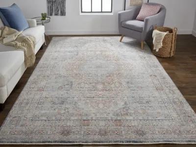 Marquette 3778F Gray/Ivory/Orange 4' x 5'3" Rug