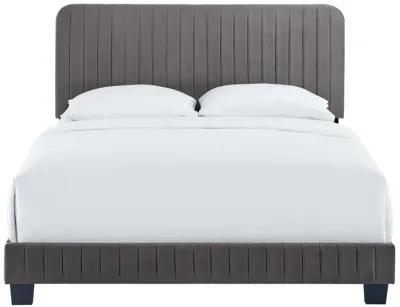 Modway - Celine Channel Tufted Performance Velvet Queen Platform Bed