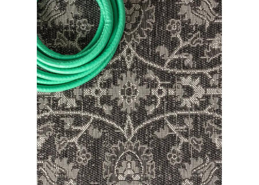 Palazzo Vine and Border Textured Weave Indoor/Outdoor Area Rug