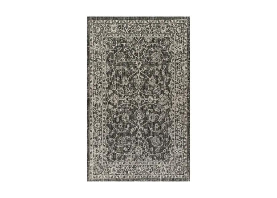 Palazzo Vine and Border Textured Weave Indoor/Outdoor Area Rug