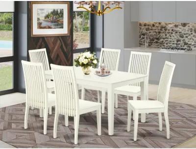 Dining Room Set Linen White