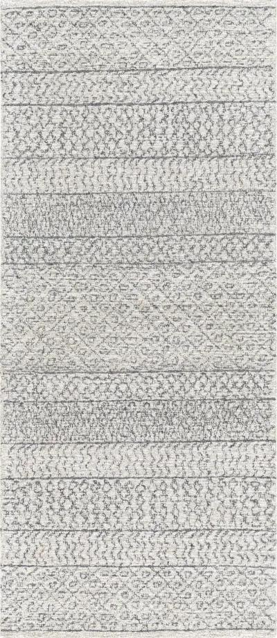 Maroc MAR-2301 3' x 12' Gray Rug