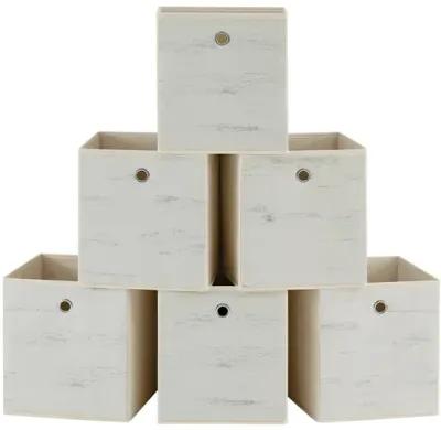 Foldable Storage Organizer Boxes – Set of 6 Storage Cubes for Clothes