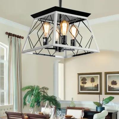 4-Light Farmhouse Chandeliers For Dining Room(No Bulbs)