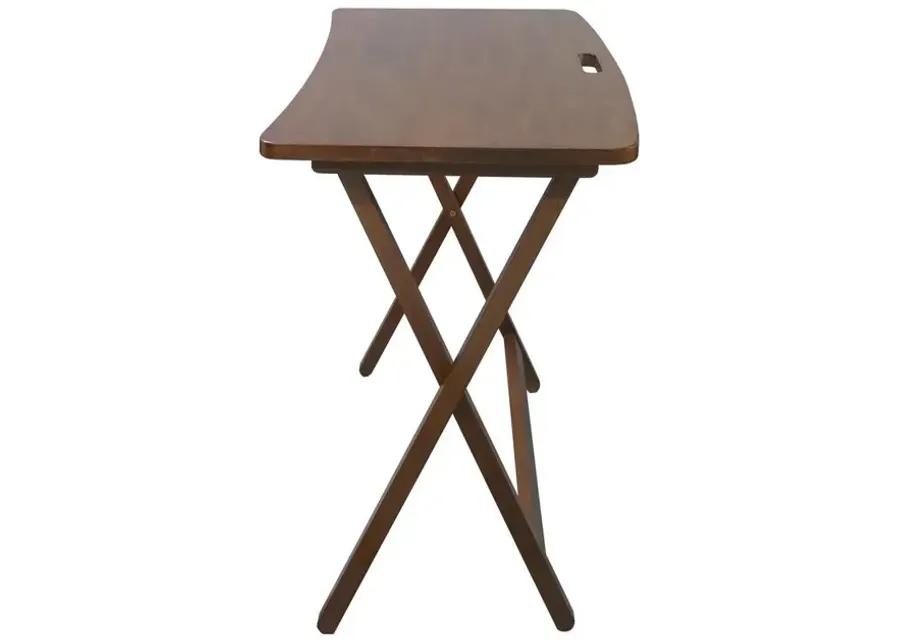 Arizona Folding Table with Solid American Gum - Walnut