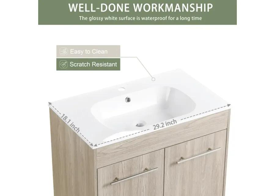 30 Inch Freestanding Bathroom Vanity