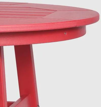 WestinTrends Outdoor 35" HDPE Round Patio Bar Height Table