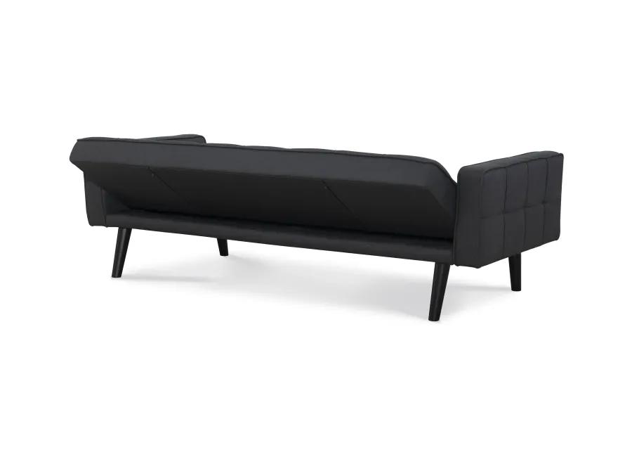 Sawyer Futon With Arms In Gray