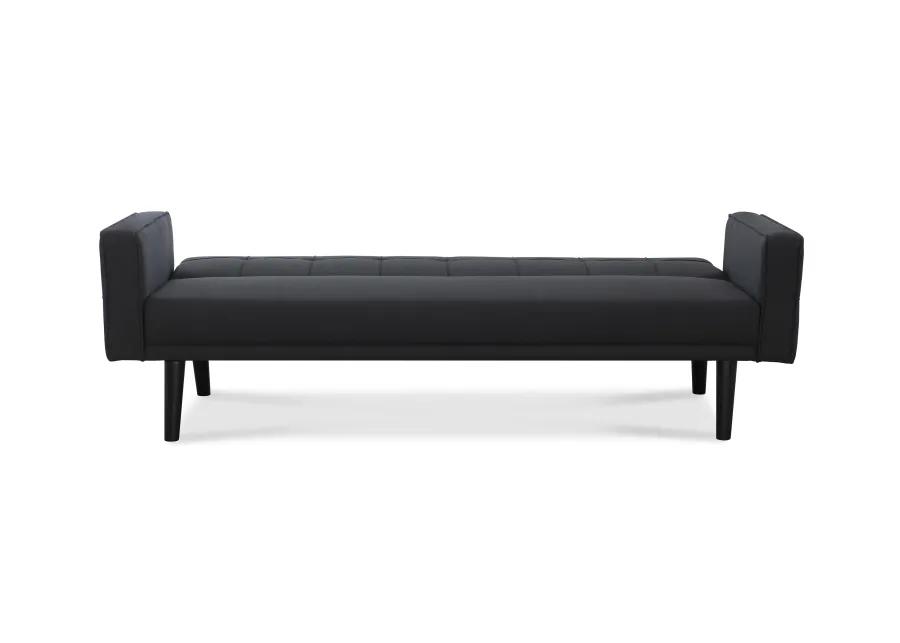 Sawyer Futon With Arms In Gray