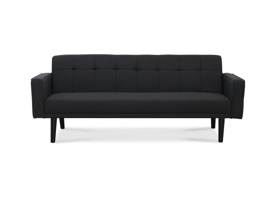 Sawyer Futon With Arms In Gray