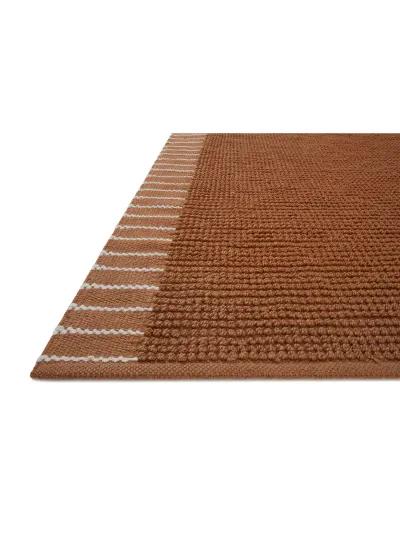 Sadie SAD01 Terracotta 5' x 7'6" Rug