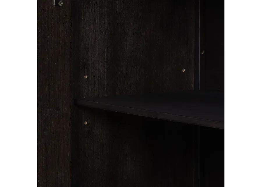 Merax Wood Pattern Storage Cabinet with 3 Doors