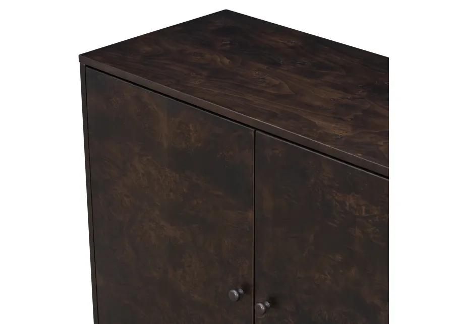 Merax Wood Pattern Storage Cabinet with 3 Doors