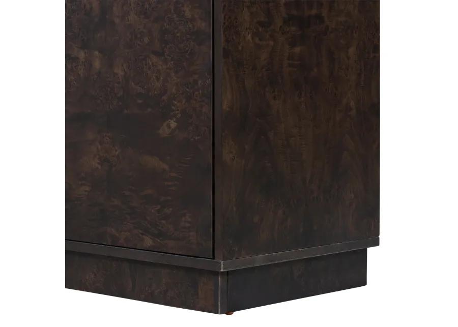 Merax Wood Pattern Storage Cabinet with 3 Doors