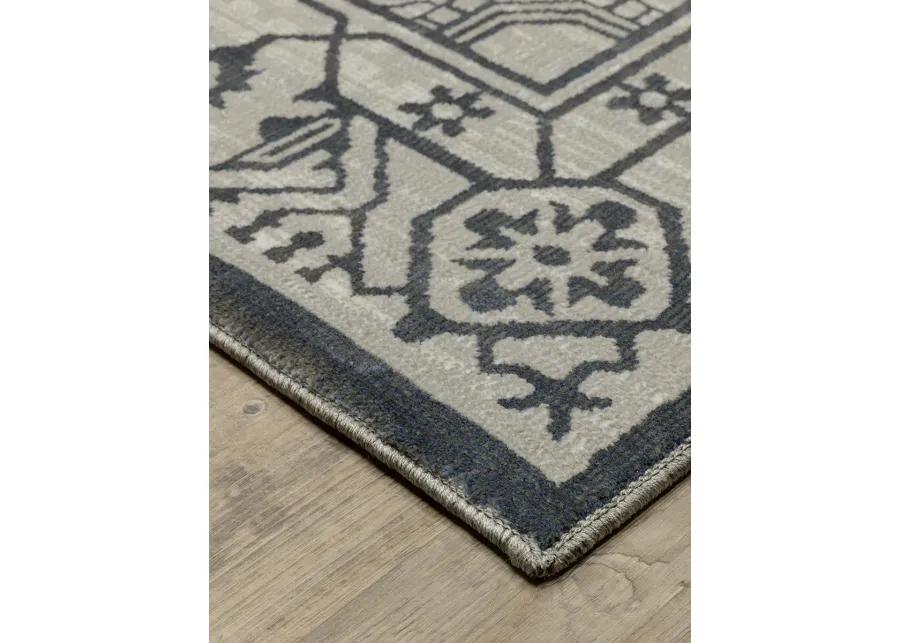 Intrigue 6'7" x 9'6" Blue Rug