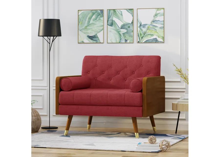 Merax Wooden Frame Soft Cushion Sofa Chair