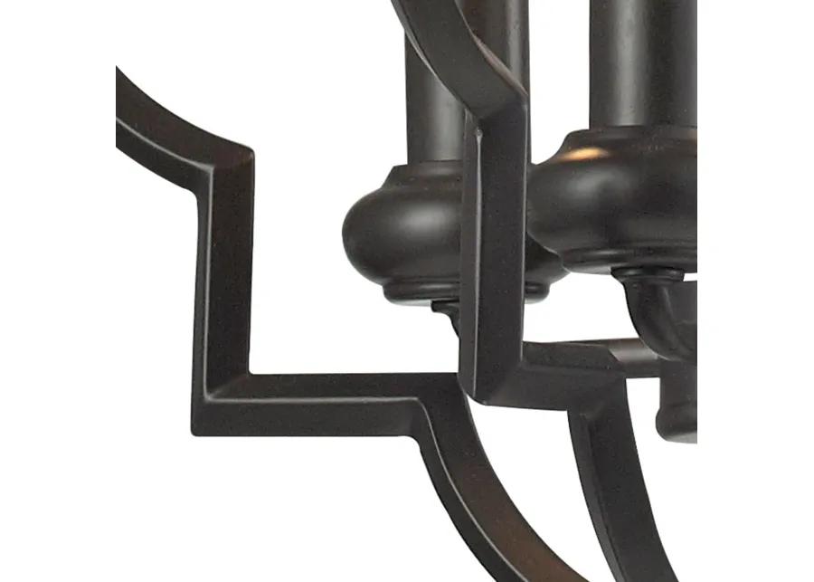 Chandette 14'' Wide 4-Light Bronze Chandelier