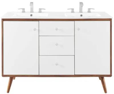 Transmit 48" Double Sink Bathroom Vanity