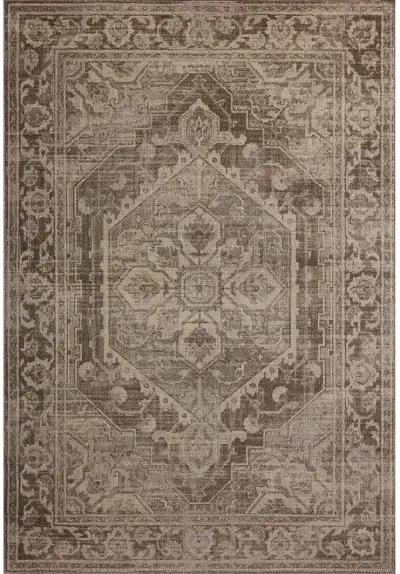 Mona Cocoa/Stone 3'7" x 5'7" Accent Rug by Magnolia Home by Joanna Gaines x Loloi