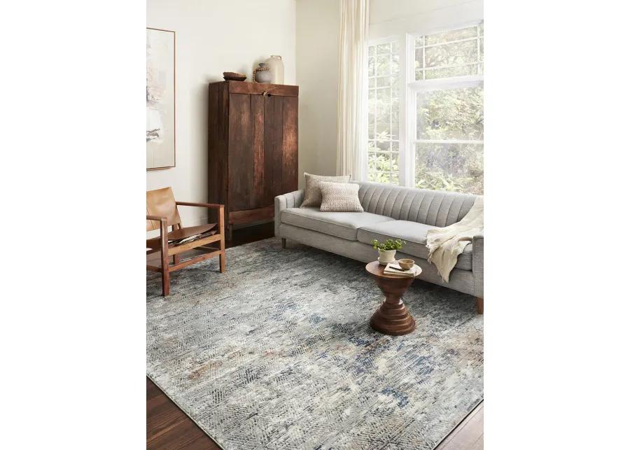 Bianca BIA04 Grey/Multi 3'4" x 5'7" Rug