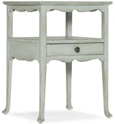 Charleston Blue 1 Drawer Accent Table