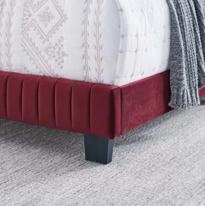 Modway - Celine Channel Tufted Performance Velvet Twin Bed