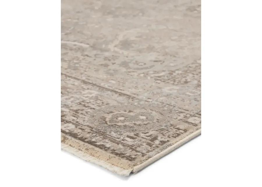 Vienne Baptiste Gray 2'6" x 12' Runner Rug