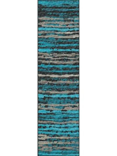 Brisbane BR4 Teal 2'3" x 7'6" Rug