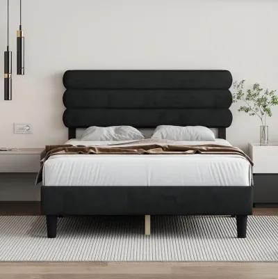 Sturdy Queen Platform Bed, No Box Spring Required