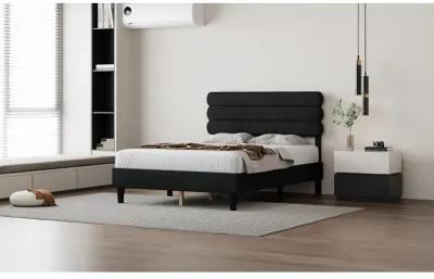 Sturdy Queen Platform Bed, No Box Spring Required