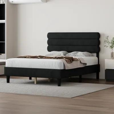 Sturdy Queen Platform Bed, No Box Spring Required