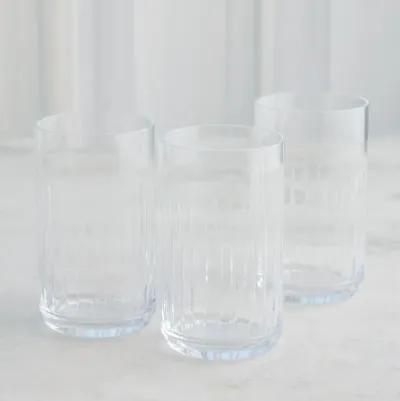 V Cut Highball Glass