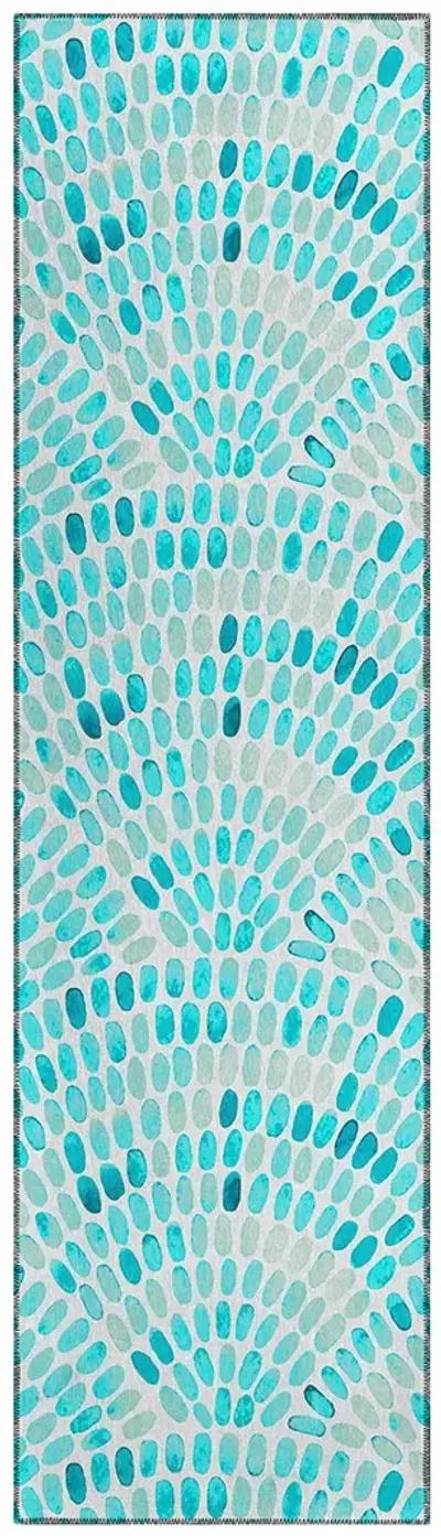 Seabreeze SZ7 Teal 2'3" x 7'6" Rug