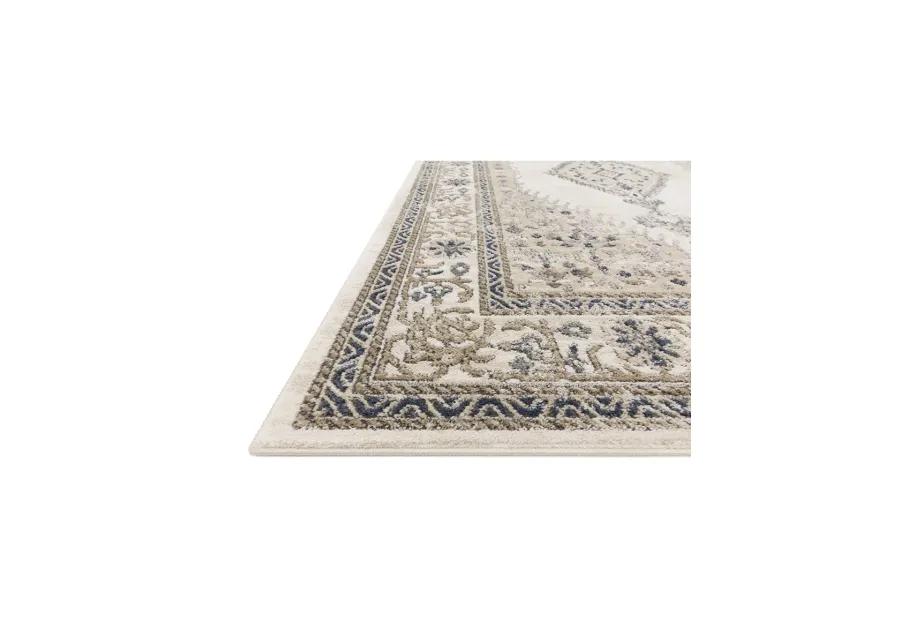 Teagan TEA02 Oatmeal/Ivory 3'4" x 5'7" Rug