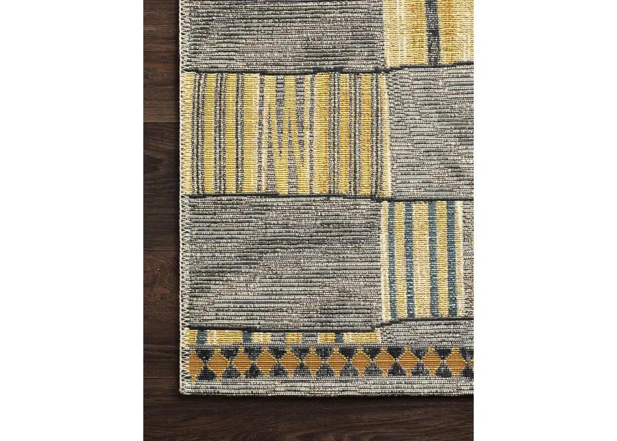 Mika MIK10 Granite/Multi 6'7" x 9'4" Rug