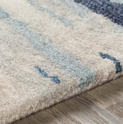 Kavita KVT-2306 6' Round Blue Rug